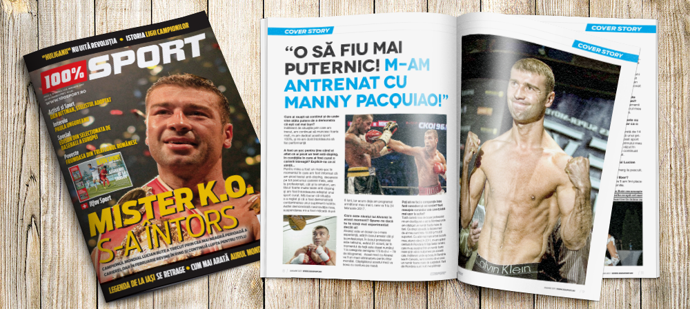 IlfovSport are un frate mai mare, 100% Sport! Două reviste în una singură