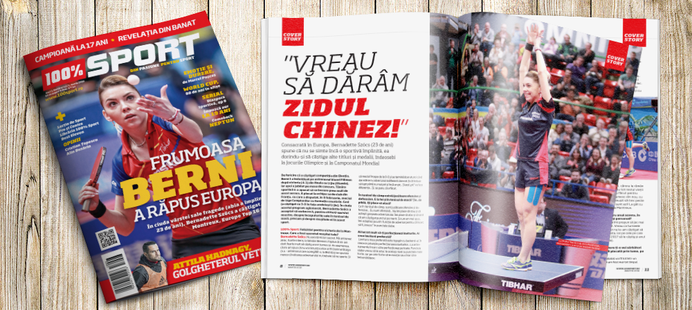 REVISTA 100% SPORT ROMÂNIA ESTE PE PIAȚĂ CU NUMĂRUL 17! Bernie Szocs are Europa la picioare