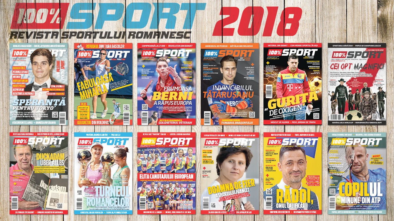 PROMO | Cumpără acum Colecția 2018 a Revistei 100% Sport Romania
