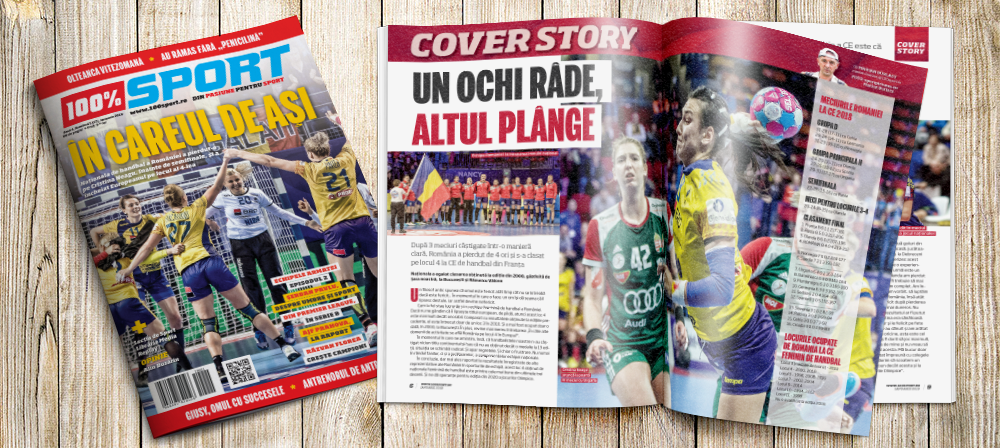 NUMĂRUL 27 AL REVISTEI 100% SPORT ROMÂNIA ESTE PE PIAȚĂ! Cum arată handbalul românesc, fără Cristina Neagu