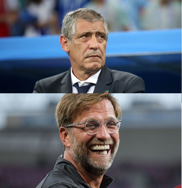 Fernando Santos și Jürgen Klopp, selecționerul, respectiv antrenorul anului