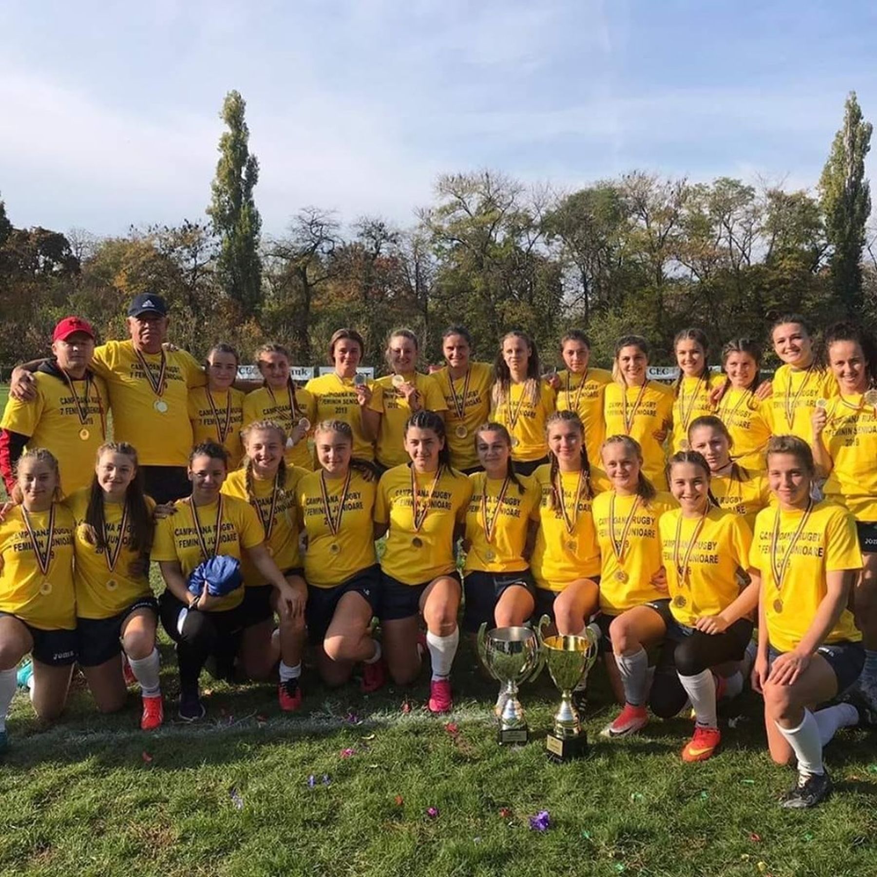 Politehnica Iași a realizat ”dubla” la rugby în 7 feminin