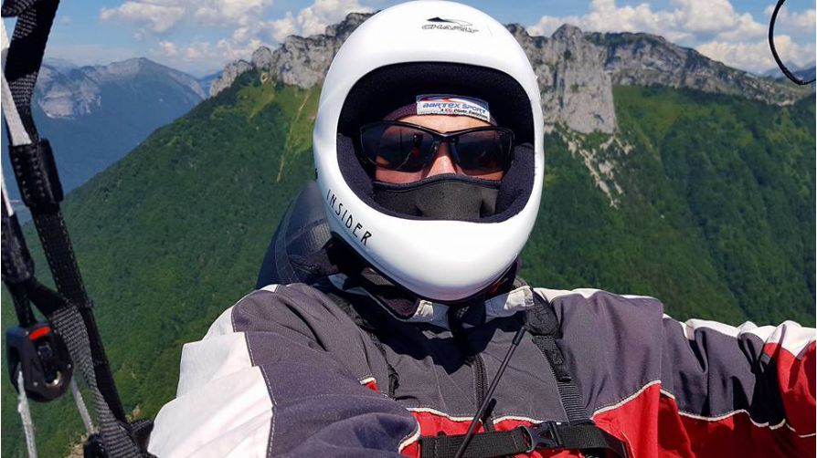 Tudor Dorobanțu a driblat din nou moartea, cu parapanta, după ce s-a prăbușit în Columbia