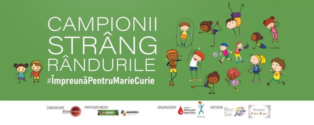Marii campioni ai României strâng fonduri  pentru protecția cadrelor medicale de la Spitalul „Marie Curie”
