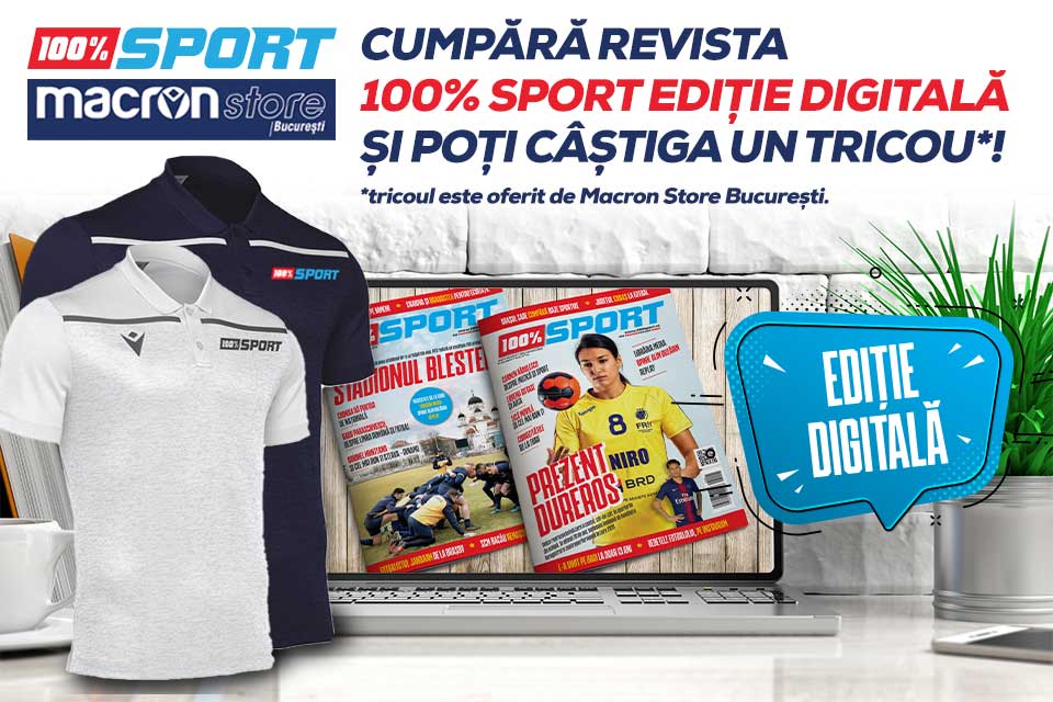 CONCURS | Câștiga un tricou Macron – 100% Sport!