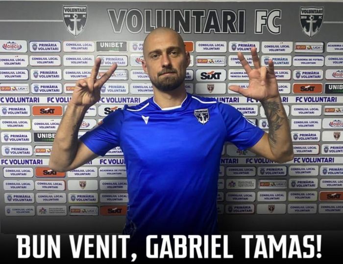 Mutare oficială. Gabi Tamaş a semnat cu FC Voluntari