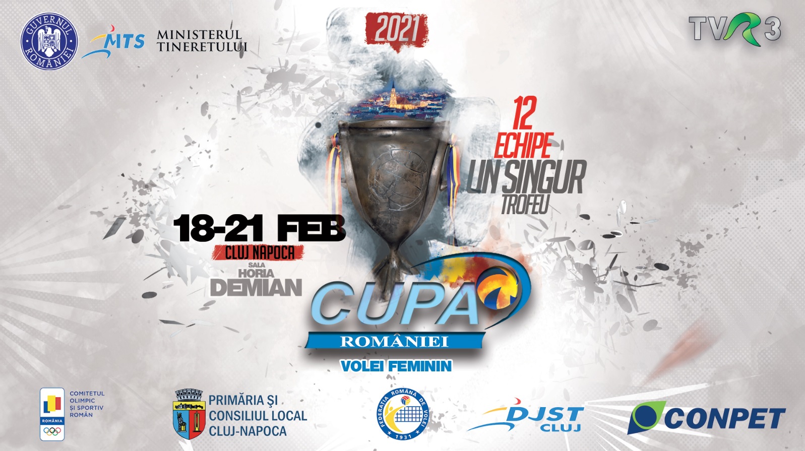 Volei – Cupa României | Super turneu de volei la Cluj