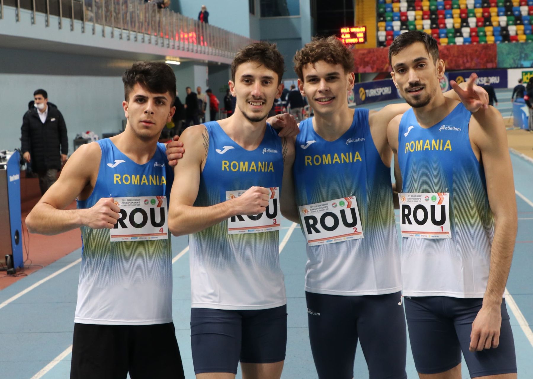 Atletul Vlad Dulcescu, de la CS Politehnica Iași, medaliat cu argint la Campionatele Balcanice de seniori de la Istanbul
