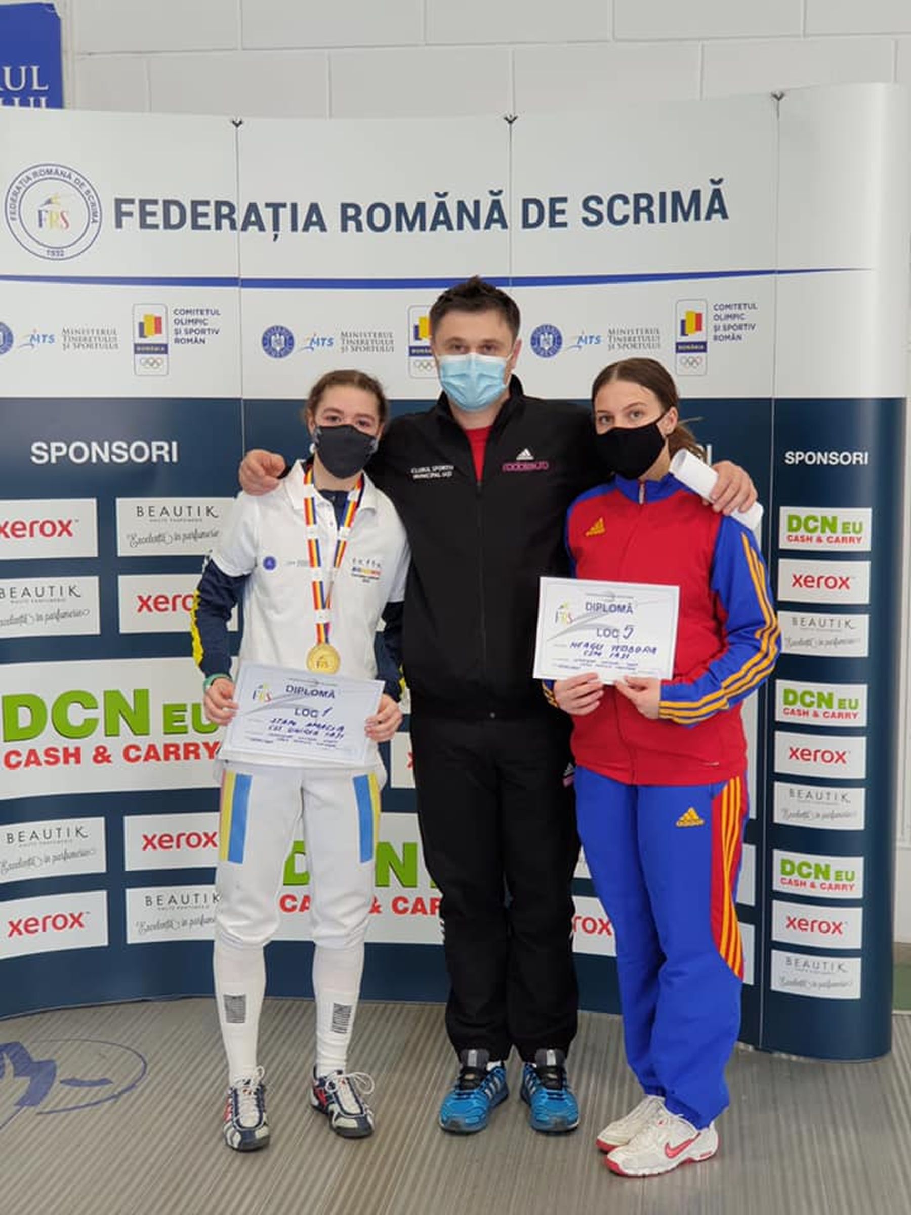 Patru medalii pentru sabia ieșeană la Campionatele Naționale pentru cadeți și juniori