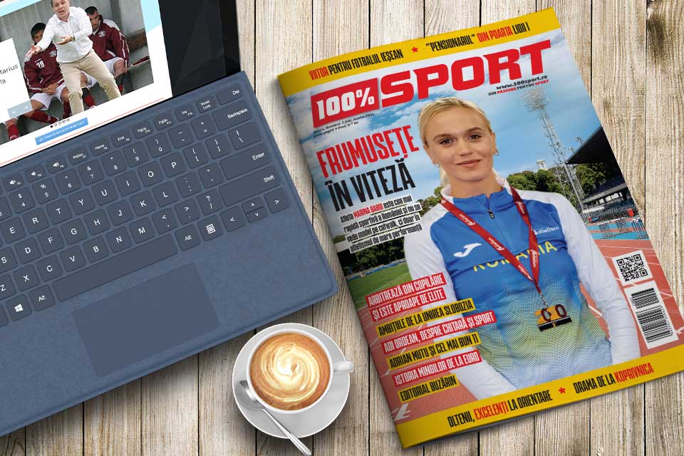 NUMĂRUL 50 AL REVISTEI 100% SPORT ROMÂNIA ESTE PE PIAȚĂ! MARINA BABOI ESTE CEA MAI RAPIDĂ ATLETĂ A ROMÂNIEI: “PREFER SĂ-MI ASOCIEZ IMAGINEA CU LATURA SPORTIVĂ!”