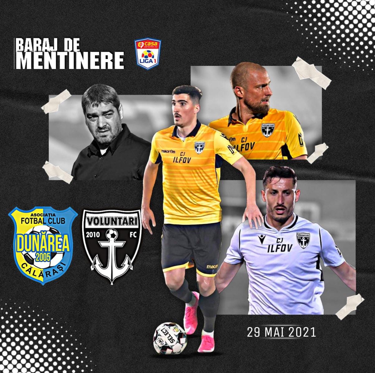 Baraj Liga 1. FC Voluntariul merge la Călăraşi