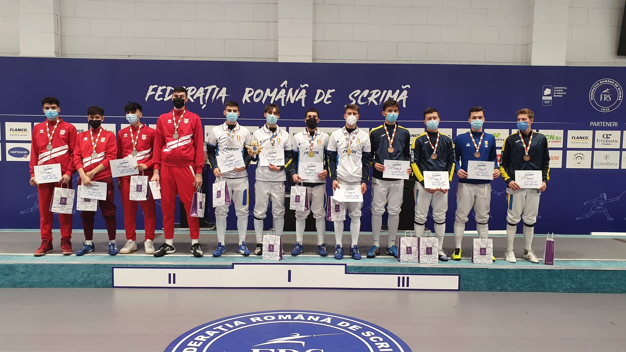 Sabrerii ieșeni, pe podium la Campionatul Național de tineret