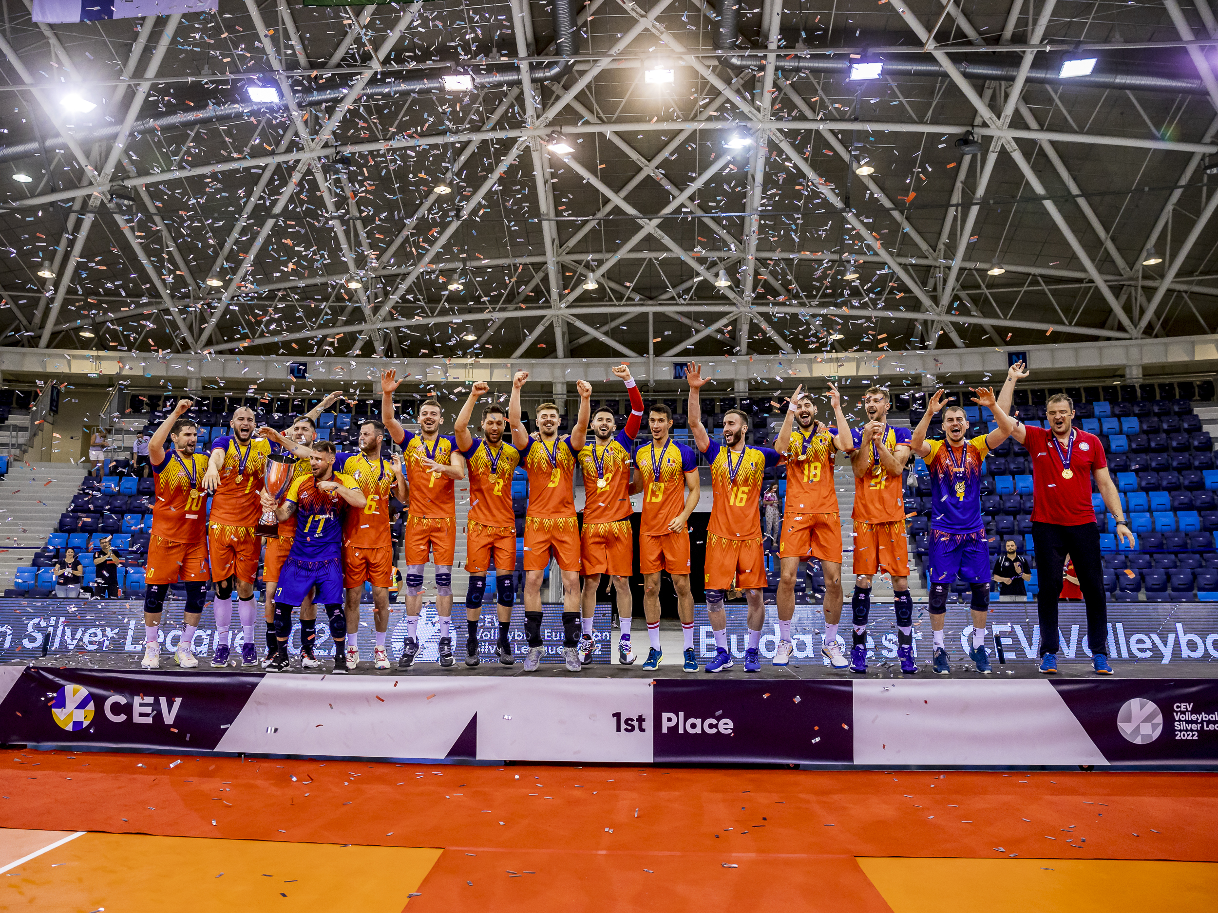 România, victorioasă la volei masculin în finala Silver League! Victorie dramatică împotriva Finlandei