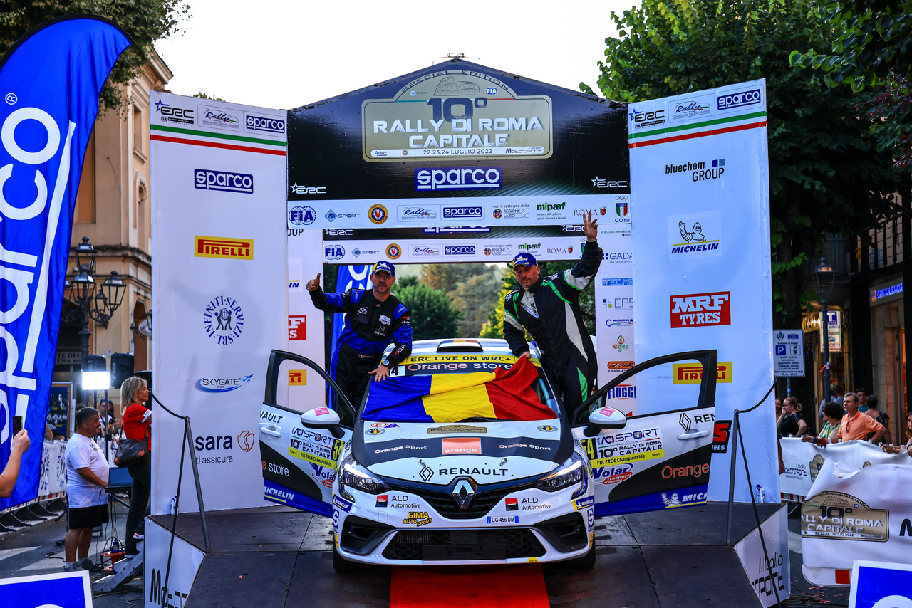 Alex Filip și Gabi Lazăr au trăit o experiență memorabilă la Rally di Roma Capitale