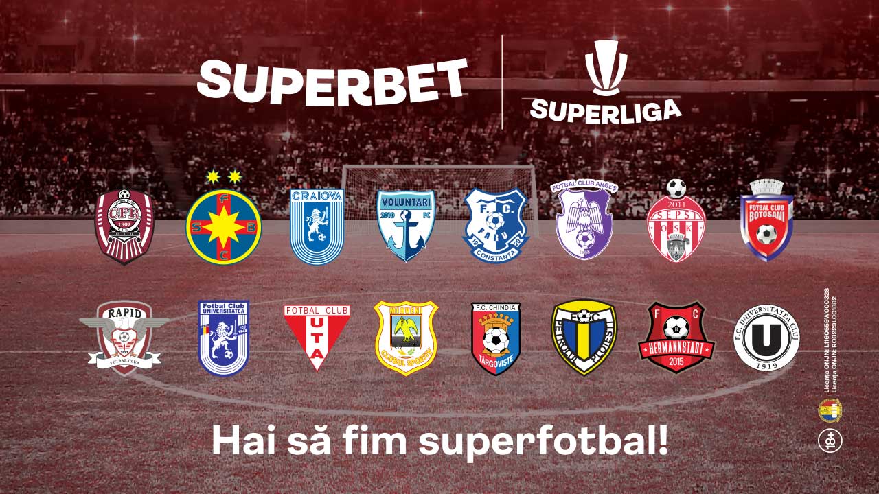 Liga 1 de fotbal devine SUPERLIGA