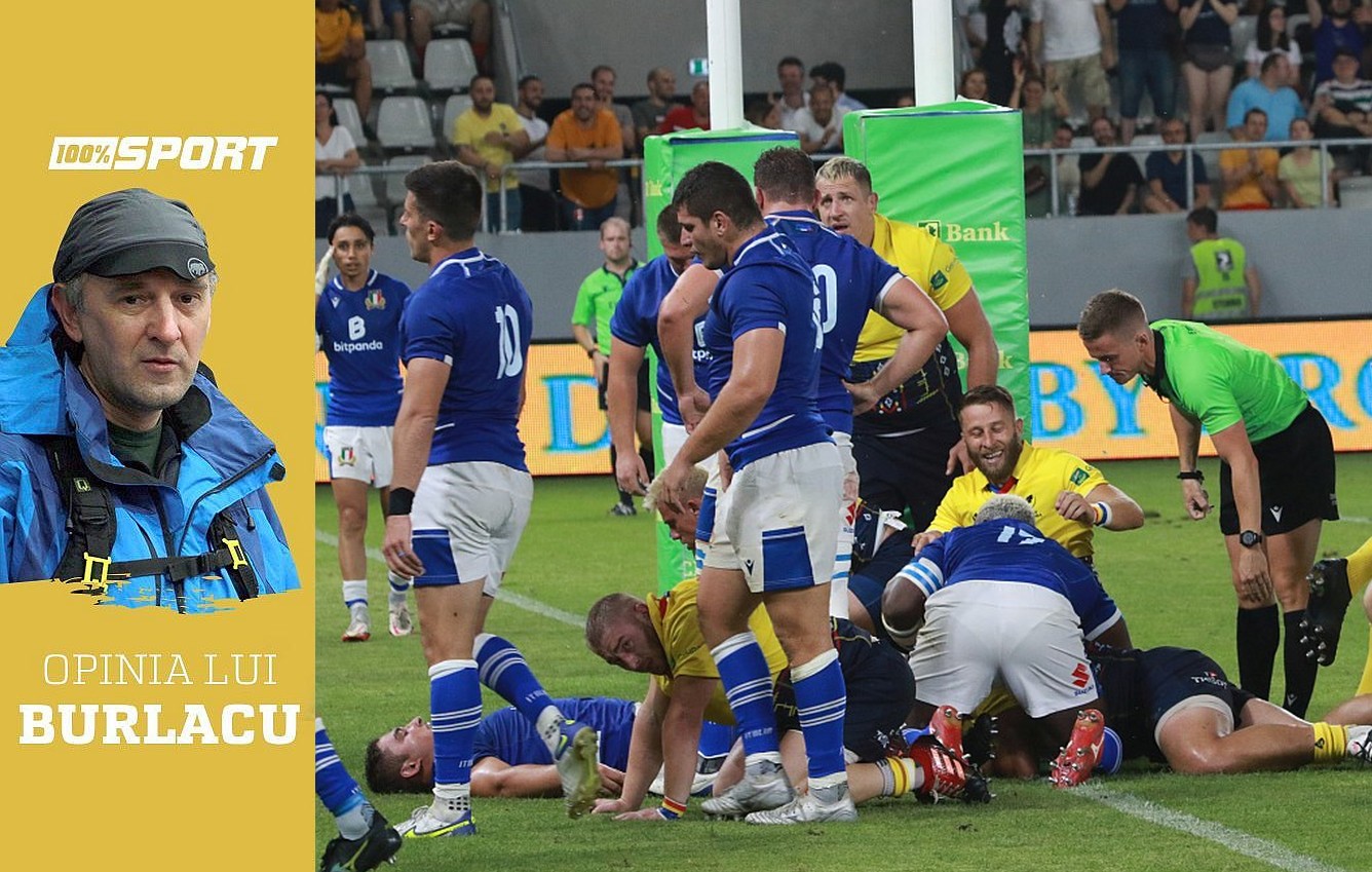 MARIAN BURLACU scrie despre testul cu Italia la rugby: Cum s-a ajuns de la 69-0 la 13-45