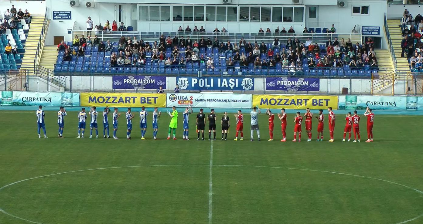 Poli Iași a pierdut amicalul cu FC Botoșani, scor 1-2