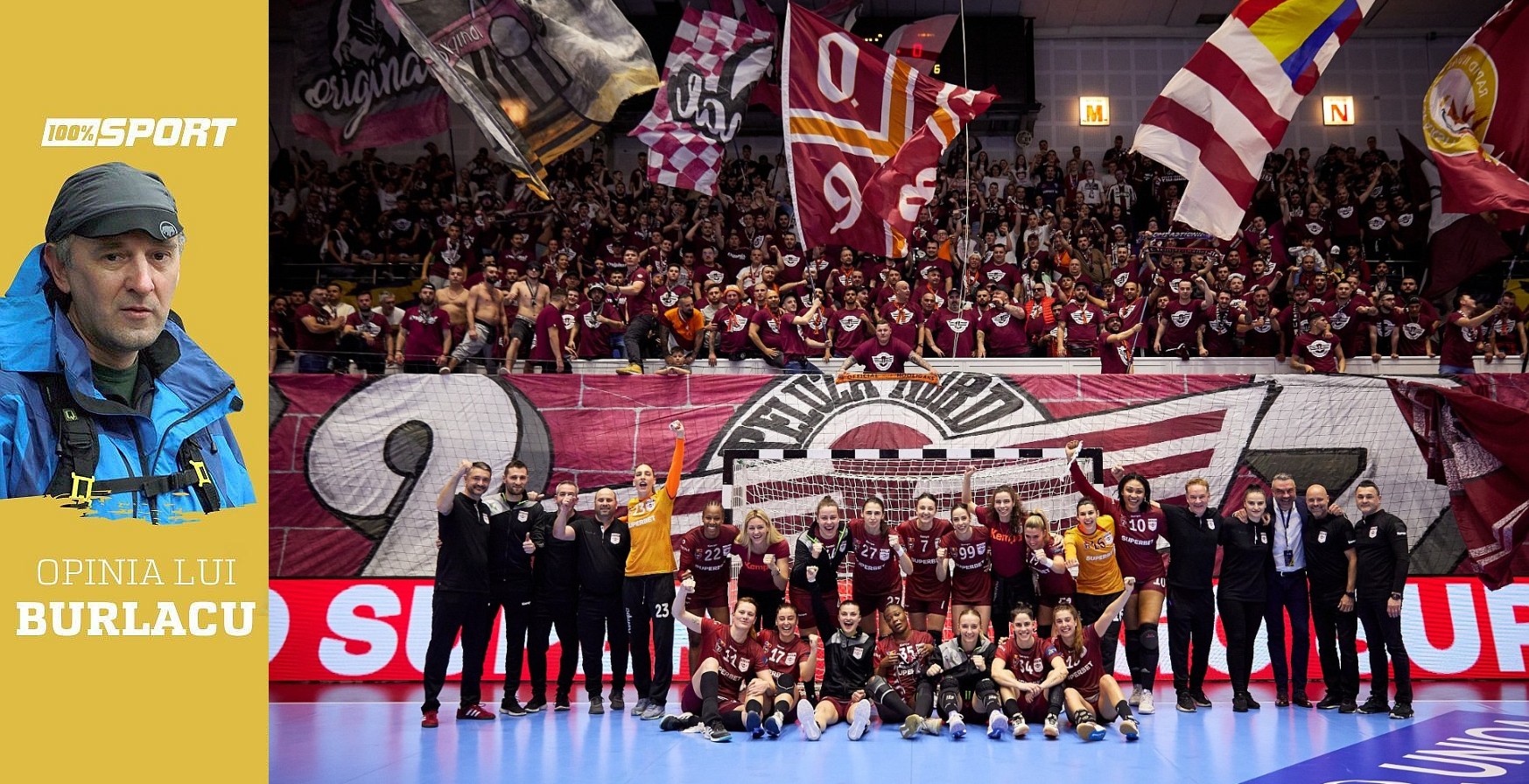 MARIAN BURLACU scrie despre performanța handbalistelor din Giulești: Rapid, între finala cu Dijon din 1993 și „sfertul” cu Vipers
