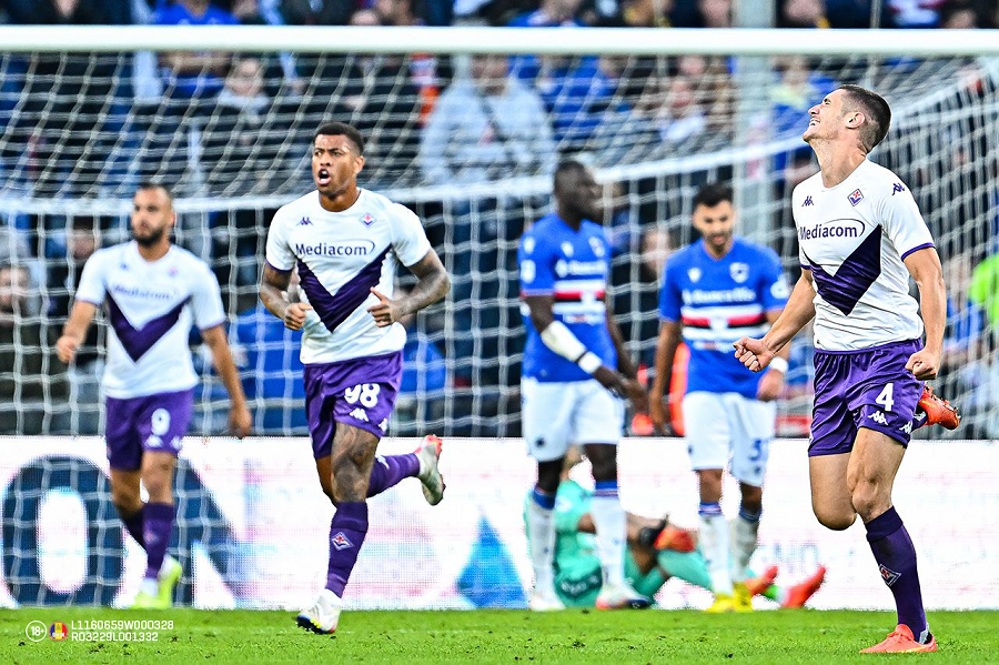 Fiorentina – Sampdoria: Viola joacă împotriva lanternei după calificarea în finala Cupei