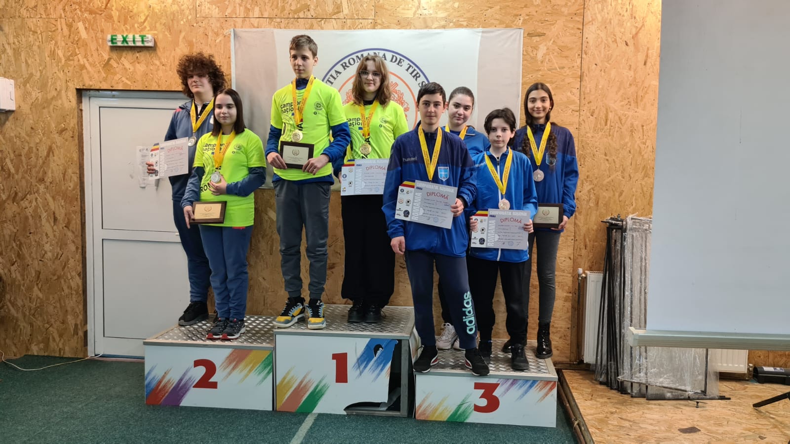 Două medalii pentru pușcașii juniori ieșeni la etapa finală a Campionatelor Naționale