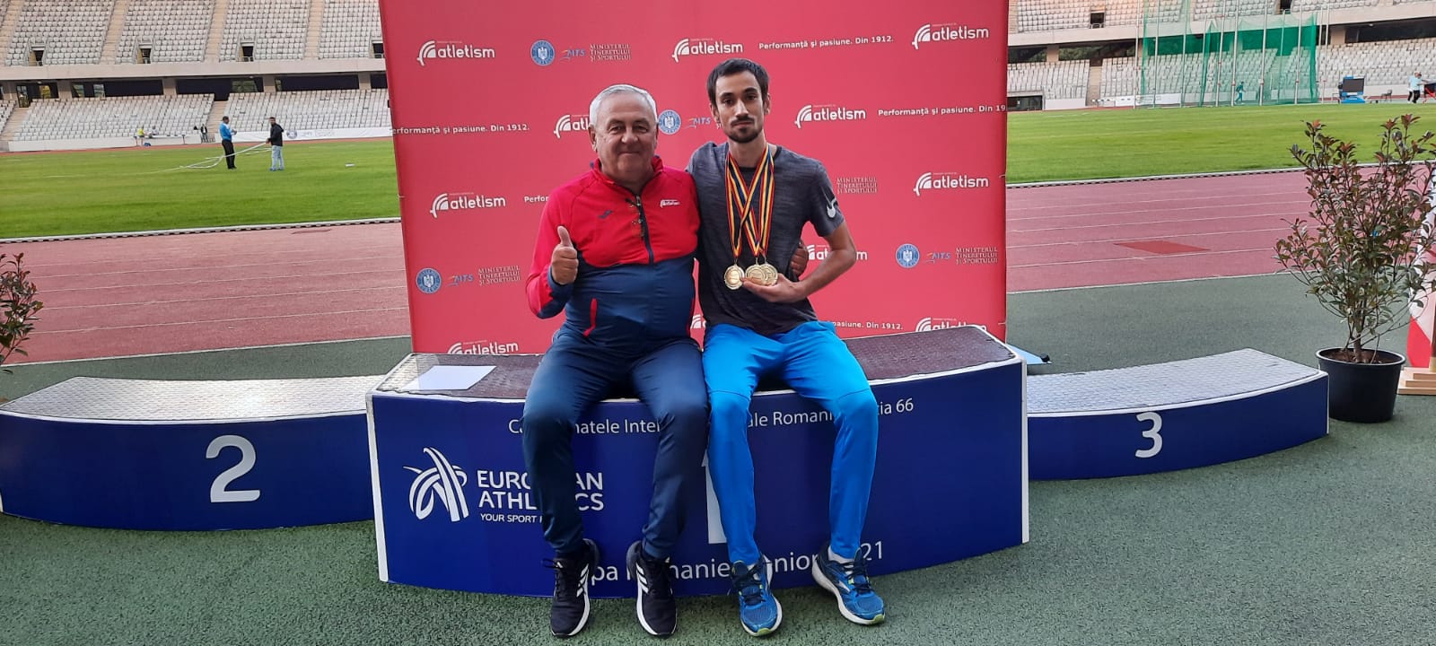 Debut cu dreptul în sezonul de aer liber pentru atletul Vlad Dulcescu