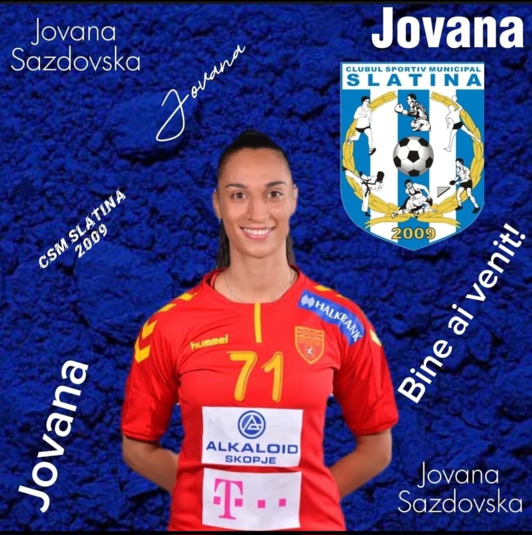 Spectacol pe semicerc. CSM Slatina a transferat-o pe Jovana Sazdovska
