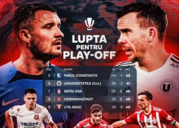 ANALIZĂ | Cine sunt ultimele echipe din Superligă care merg în playoff? Clasament și calcule pentru bărbați de Ziua Femeii – 8 Martie