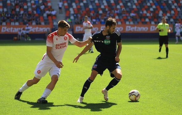 Primul amical după cantonament. CSM Slatina a cedat în testul cu CSA Steaua