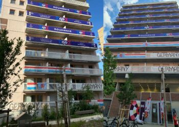 Satul olimpic de la Paris cuprinde 82 de clădiri, cu 3.000 de apartamente şi 7.200 de camere individuale