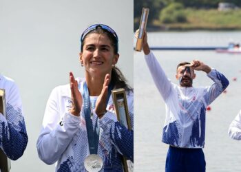 Canotorii și-au început seria de succese la JO de la Paris