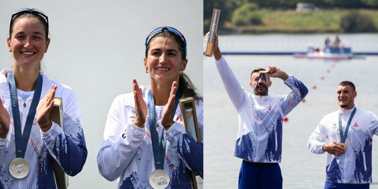 Canotorii și-au început seria de succese la JO de la Paris