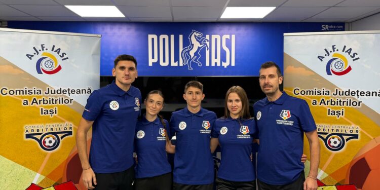 Trei noi arbitri asistenți din Iași au promovat la Liga a III-a