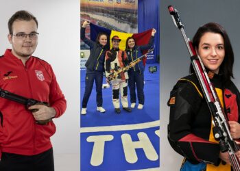 Salbă de medalii europene la tir sportiv
