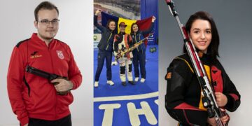 Salbă de medalii europene la tir sportiv