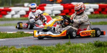 Campionatul Național de Karting: Darius Babaioana, de neînvins pe ploaie și pe uscat