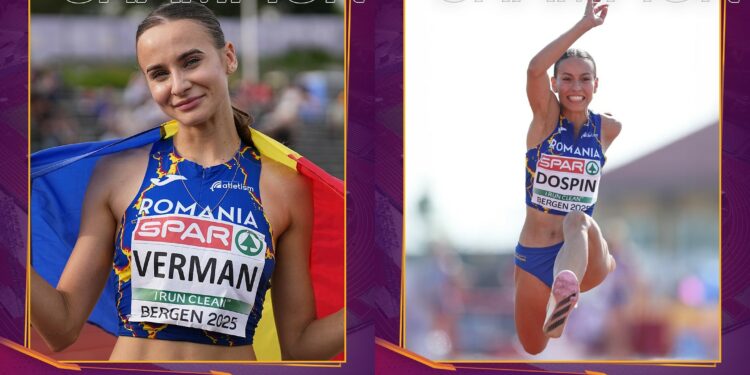 Alexia Dospin și Ramona Verman sunt campioane europene U23
