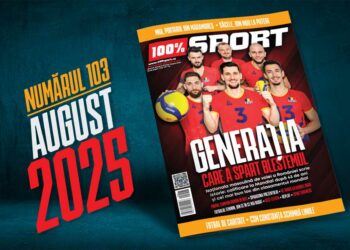 A apărut numărul 103 al revistei 100% Sport! România, în elita voleiului, după 43 de ani