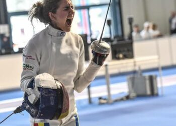 Alexandra Predescu și Adrian Dabija au ridicat Trofeul „Alfredo Bachelli” la spadă