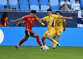 Naționala de tineret a României a cedat în fața Spaniei în Grupa A a preliminariilor Campionatului European Under-21 din 2027