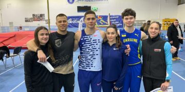 Puștiul ucrainean Omelian Gherasymciuk a sărit mai bine ca Armand Duplantis