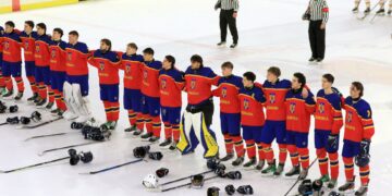 România U20 a obținut victoria după loviturile de departajare la CM de hochei pe gheață