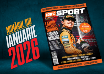 A apărut numărul 108 al revistei 100% Sport! Un nou an, un nou campion în F1, aceeași dedicare 100% Sport