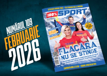 A apărut numărul 109 al revistei 100% Sport! România la Jocurile Olimpice de Iarnă, fără șanse la medalii