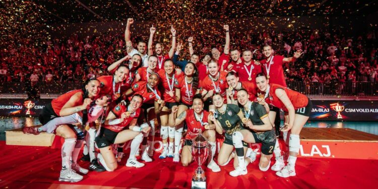 CSM Volei Alba‑Blaj a cucerit Cupa României la volei feminin