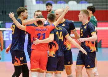 Naționala masculină de volei a României a încheiat turneul al 13‑lea din Liga Europeană cu o victorie