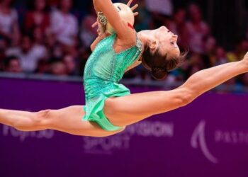 Andreea Verdeș a încheiat prima zi a calificărilor de la Mondialele de gimnastică ritmică de la Frankfurt pe locul 25 la individual compus