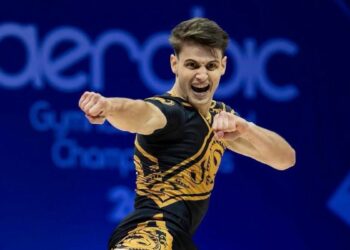 Leonard Manta: bronz la individual masculin la Mondialele de gimnastică aerobică de la Pamplona