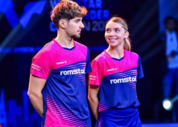 Perechea formată din Eduard Ionescu și Bernadette Szocs a cucerit medalia de bronz în proba de dublu mixt la Campionatele Europene individuale de tenis de masă de la Ljubljana