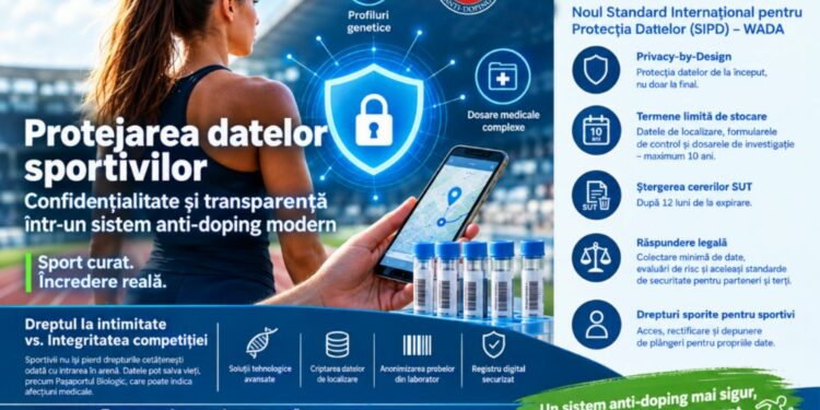 Protejarea datelor sportivilor: Confidențialitate și transparență într-un sistem antidoping modern